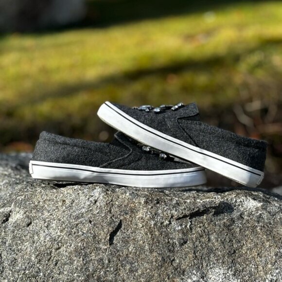 Kate Spade embellished slip on sneakers - Picture 5 of 8